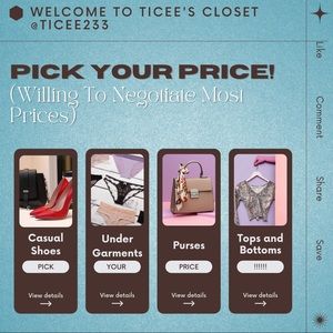 💫PICK YOUR PRICE ; WILLING TO NEGOTIATE PRICES! 💫